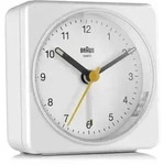 Braun BC03W - Wecker - viereckig - Quarz - Schreibtisch - wei&szlig;