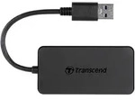 Transcend HUB2 - Hub - 4 x SuperSpeed USB 3.0 - Desktop