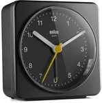 Braun Classic BC03 - Wecker - viereckig - Quarz - Schreibtisch - Schwarz