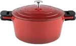 Kelomat Schmortopf Keramika Red mit Deckel &Oslash;20 cm 2,7 Liter Induktion