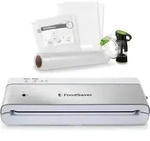 FoodSaver Vakuumierger&auml;t silber/wei&szlig; 1 Rolle + 4 Beutel