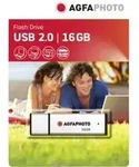 AgfaPhoto USB Flash Drive 2.0 - USB-Flash-Laufwerk - 16 GB - USB 2.0 - Silber