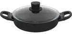 BALLARINI Servierpfanne mit Glassdeckel, 24 cm | rund | PTFE