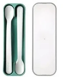 MEPAL F&uuml;tterl&ouml;ffel mio deep turquoise 2er Pack