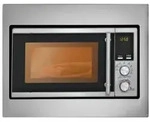 SILVA HOMELINE EinbauMikrowelle+Grill 45.2cm 700/900W 6St. 17 Liter edelstahl E...
