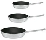 R&ouml;sle Pfannenset ELEGANCE 3-tlg. Edelstahl PTFE ProPlex schwarz