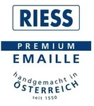 Riess Starterset 3-teilig mit Glasdeckel Emaille Nouvelle Smaragd
