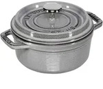 STAUB - Cocotte mit Deckel - 12 cm - 400 ml - rund - Graphitgrau