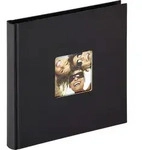 Walther Fun schwarz 18x18 30 schwarze Seiten Buch FA199B