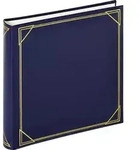 Walther Standard blau 30x30 100 Seiten wei&szlig; Fotoalbum MX200L