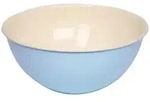 Riess Obst- und Salatsch&uuml;ssel &Oslash;30cm 4,5L Pastell Blau Emaille