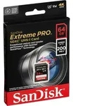 SanDisk Extreme Pro - Flash-Speicherkarte - 64 GB - Video Class V30 / UHS-I U3 /...