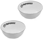 Petromax Emaille Schalen wei&szlig; 2 St&uuml;ck 160 ml