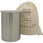 AIRSCAPE Kaffeedose/Edelstahl-Aromabeh&auml;lter mittel silber geb&uuml;rstet
