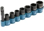 Makita 1/4 Schlagn&uuml;sse 8 St&uuml;ck inkl. Adapter"