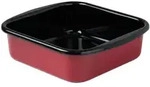 Riess Bratrohrpfanne Mini 22x22x7,5cm Color Rot Emaille