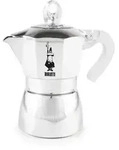 Bialetti Dama Pure Ice, Mokka-Kanne, 0,18 l, Metallisch, Aluminium, 3 Tassen,...