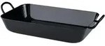Riess Oma ́s Bratpfanne 29/18cm mit 2 Griffen Braten/Backen Schwarz Emaille