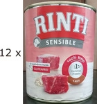 Rinti 2200067434512, Rinti Sparpaket 12 x Sensible Rind&Reis, Grundpreis: &euro; 4,17