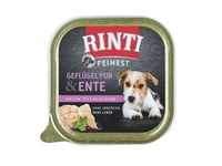 RINTI Feinest Geflügel Pur & Reis 11x150g Hundenassfutter