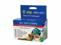 Easy-Life Test Strips 6 in1 50 Stück Aquarienpflege