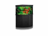 JUWEL Trigon 350 LED schwarz Aquarium mit Unterschrank