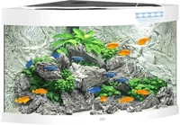 JUWEL Aquarium 13j16450, JUWEL Aquarium JUWEL Trigon 190 LED Aquarium Set wei&szlig;
