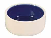 TRIXIE Keramiknapf creme/blau 2,3 Liter