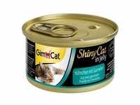 GimCat ShinyCat in Jelly Hühnchen mit Krebsen 70g Katzennassfutter