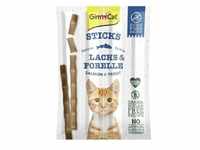GimCat Sticks Lachs & Forelle 20g (4 Stück) Katzensnack