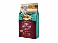 CARNILOVE Sterilised Fresh Carp & Trout 2 Kilogramm Katzentrockenfutter