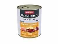 Sparpaket animonda Gran Carno Sensitive Adult Reines Huhn + Reis 12 x 800g Dose