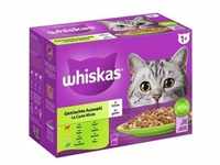 Whiskas 1+ Gemischte Auswahl in Gelee Multipack 12 x 85 Gramm Katzennassfutter