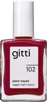 gitti 10198, gitti no. 102 Nail Polish Classic Red 15 ml