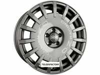 OZ RALLY RACING dark graphit + silver lettering 8.0Jx17 5x100 ET35