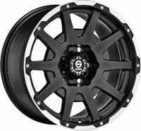SPARCO DAKAR matt black lip polished + revits 8.5Jx18 5x120 ET42