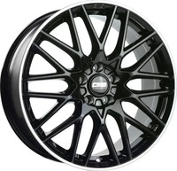 CMS C25-DRB diamond rim black 7.0Jx17 5x108 ET48