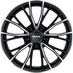 MAK MARK gun metal mirror face 10.5Jx20 5x112 ET43