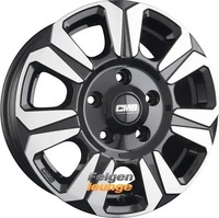 CMS C31-CBG HEAVY DUTY complete black gloss 6.5Jx16 6x130 ET62