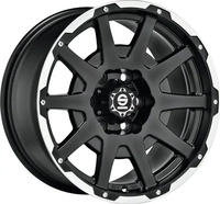 SPARCO DAKAR matt black lip polished + revits 8.5Jx17 5x120 ET0