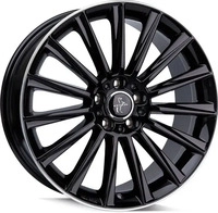 KESKIN WHEELS KT18 TURBO black front polished 8.5Jx19 5x112 ET30
