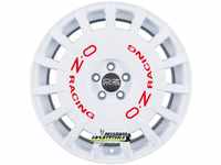 OZ RALLY RACING race white + red lettering 8.0Jx17 5x98 ET35