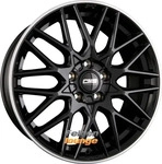CMS C25-DRB diamond rim black 7.5Jx18 5x108 ET51