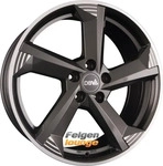 DBV TORINO III anthrazit gl&auml;nzend front poliert 8.5Jx20 5x114.3 ET40