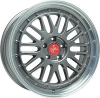 KESKIN WHEELS KT22 RETRO titan grey lip polish 8.5Jx20 5x112 ET45