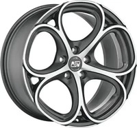 MSW (OZ) MSW (OZ) MSW 82 matt gun metal full polished 8.0Jx18 5x120 ET29