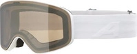 ALPINA A7300811, ALPINA FERNIE Q-LITE Schneebrille 2026 white matt/gold mirror Kids