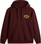 VANS VN000JSN-7YO-S, VANS SPRAY ON LOOSE Hoodie 2026 bitter chocolate - S brown Men