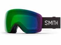 SMITH SKYLINE Schneebrille 2024 black/chroma pop everyday green mirror