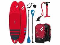 FANATIC FLY AIR 10,4 SUP 2024 red inkl. PURE ADJUSTABLE 3-Piece Paddel